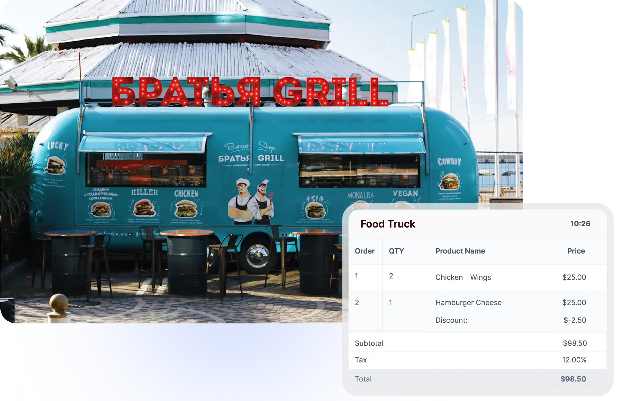 A POS System for Food Trucks That Moves With You