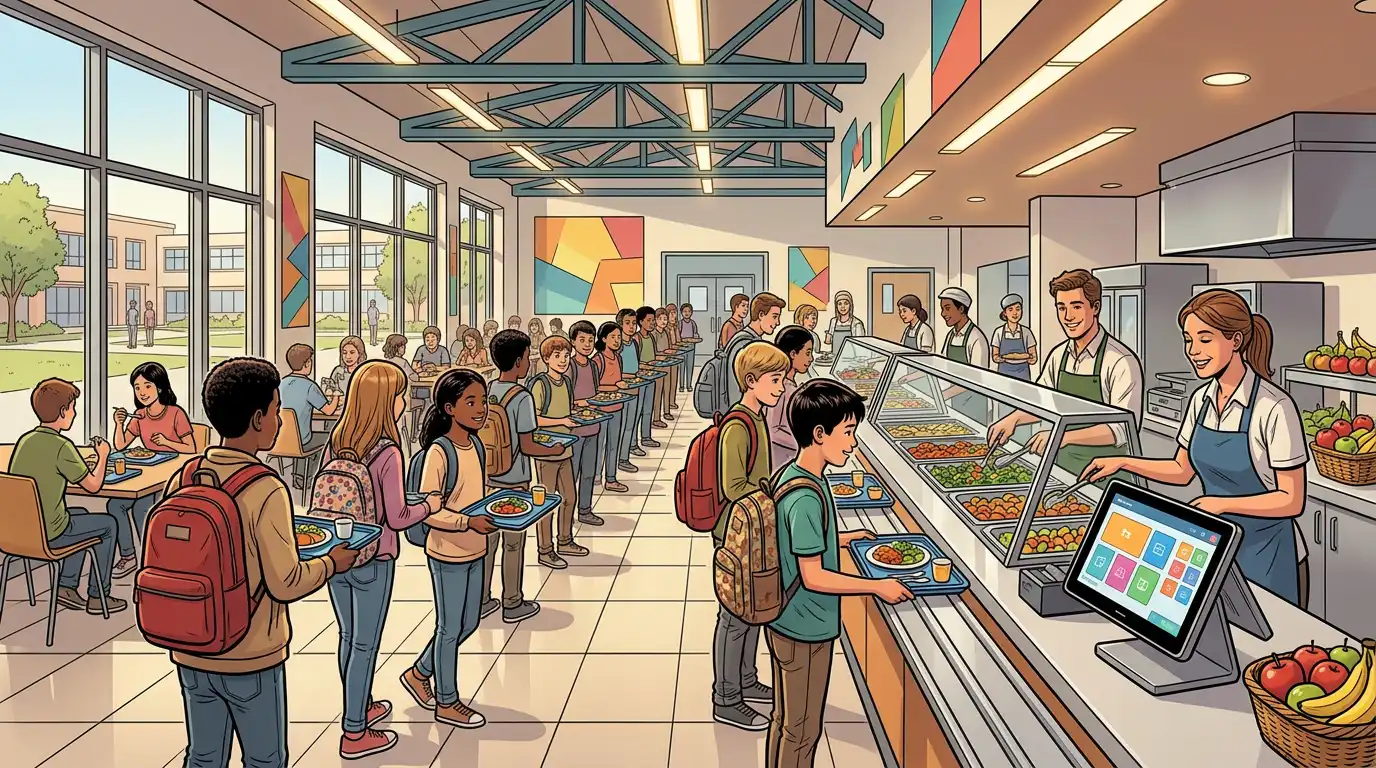 Cafeteria Point of Sale System for School and Hospital Cafeterias