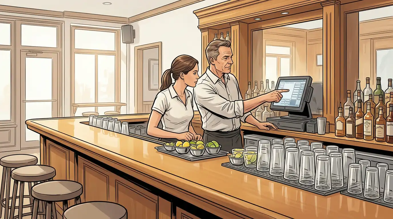 Bar pos system