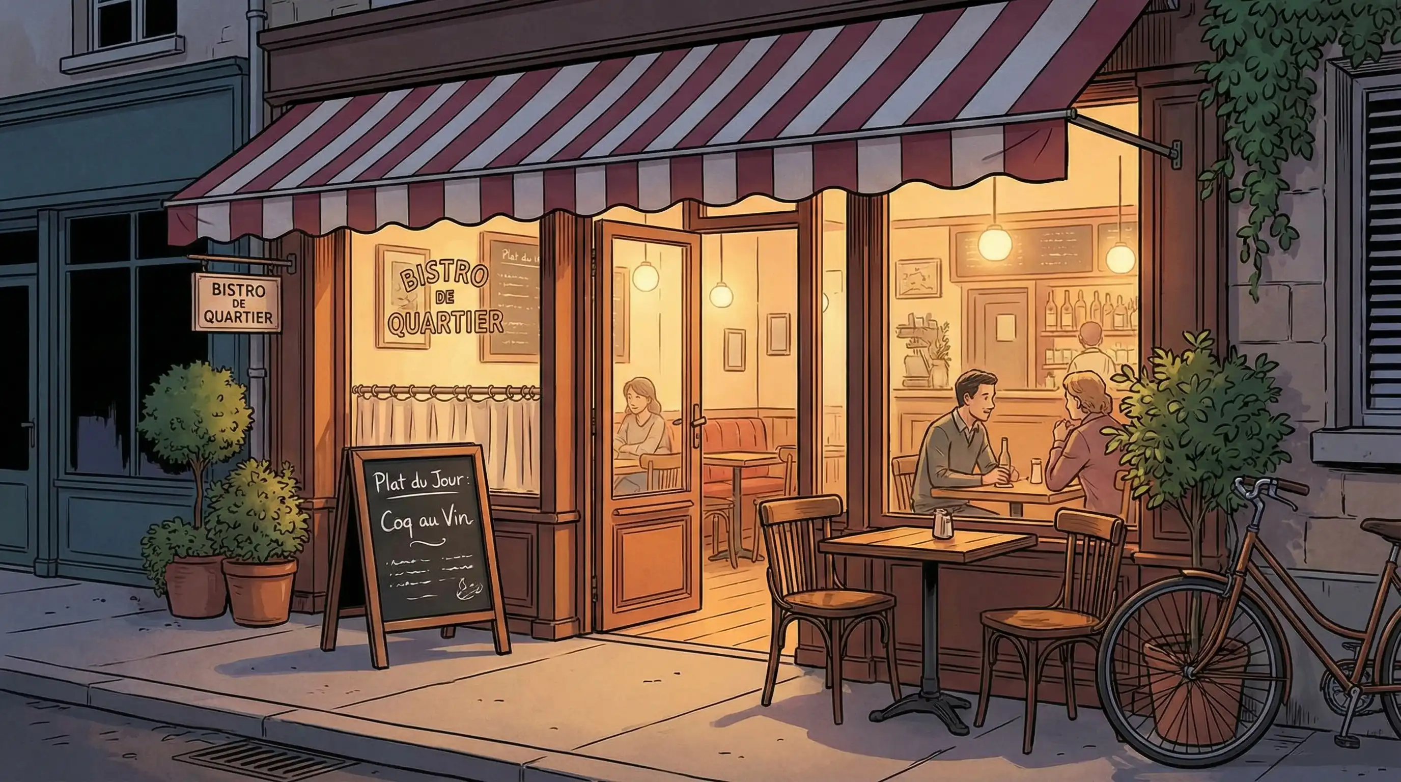 French bistro restaurant