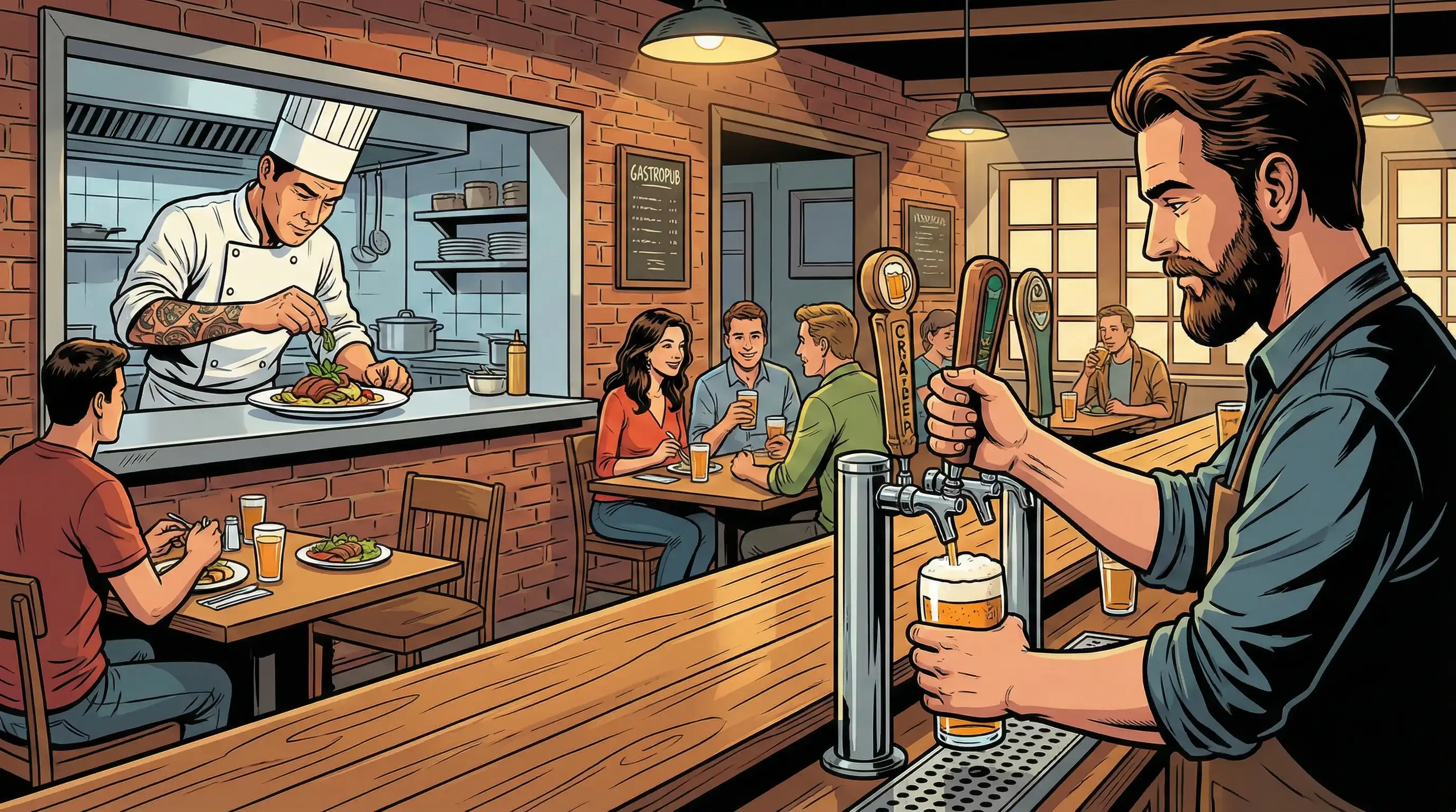 Gastropub service