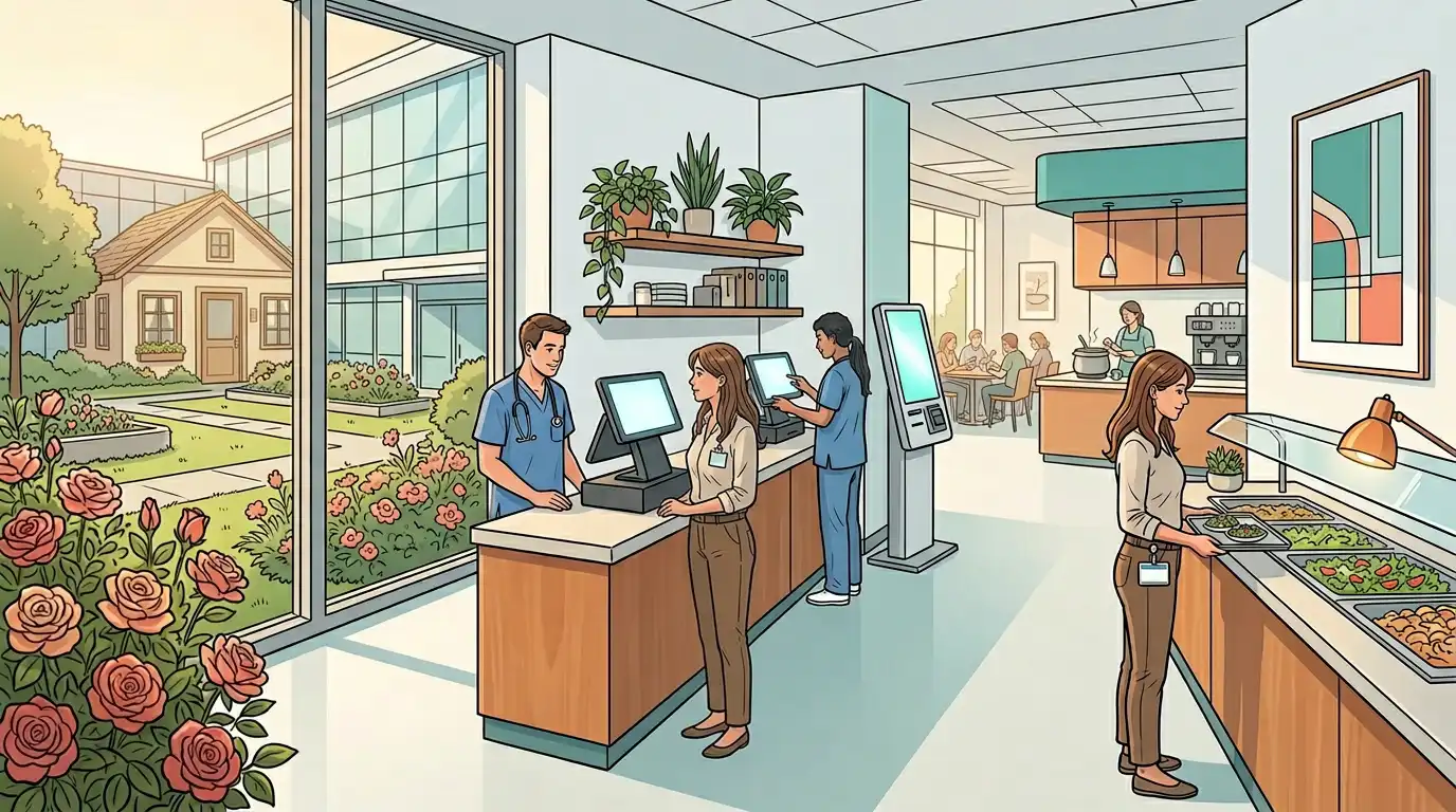 Hospital cafeteria pos system