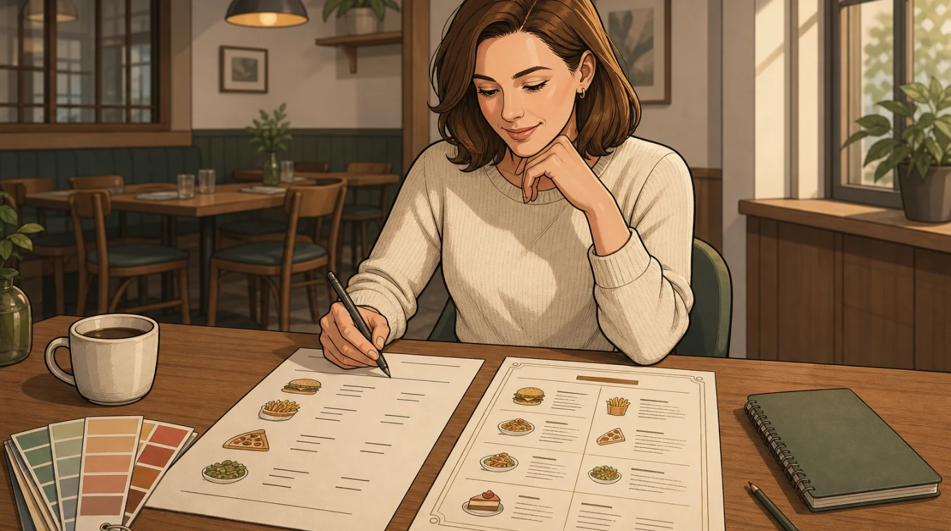 Menu engineering design