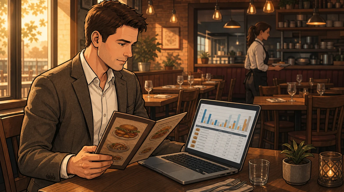 Menu engineering restaurant scene