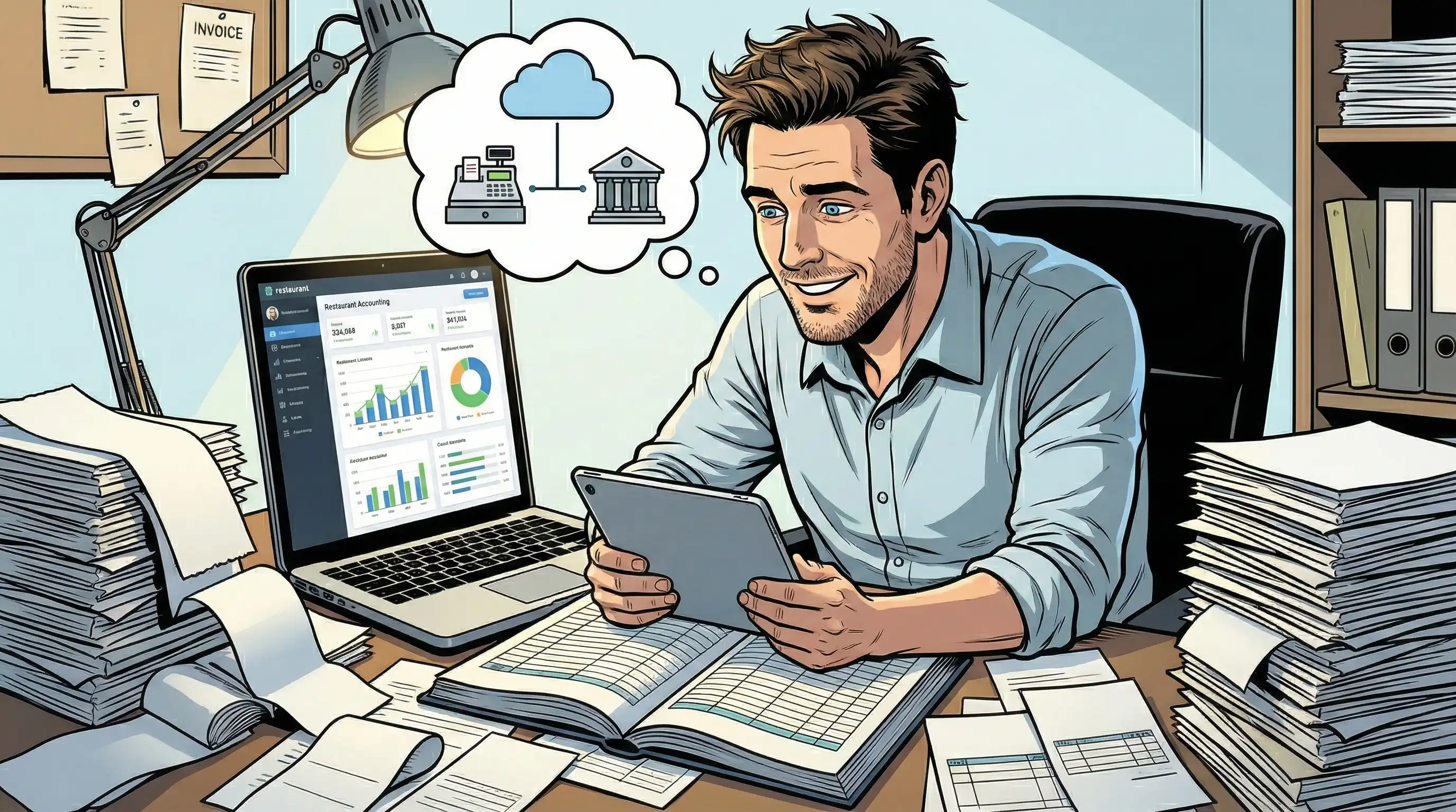 Restaurant accounting system