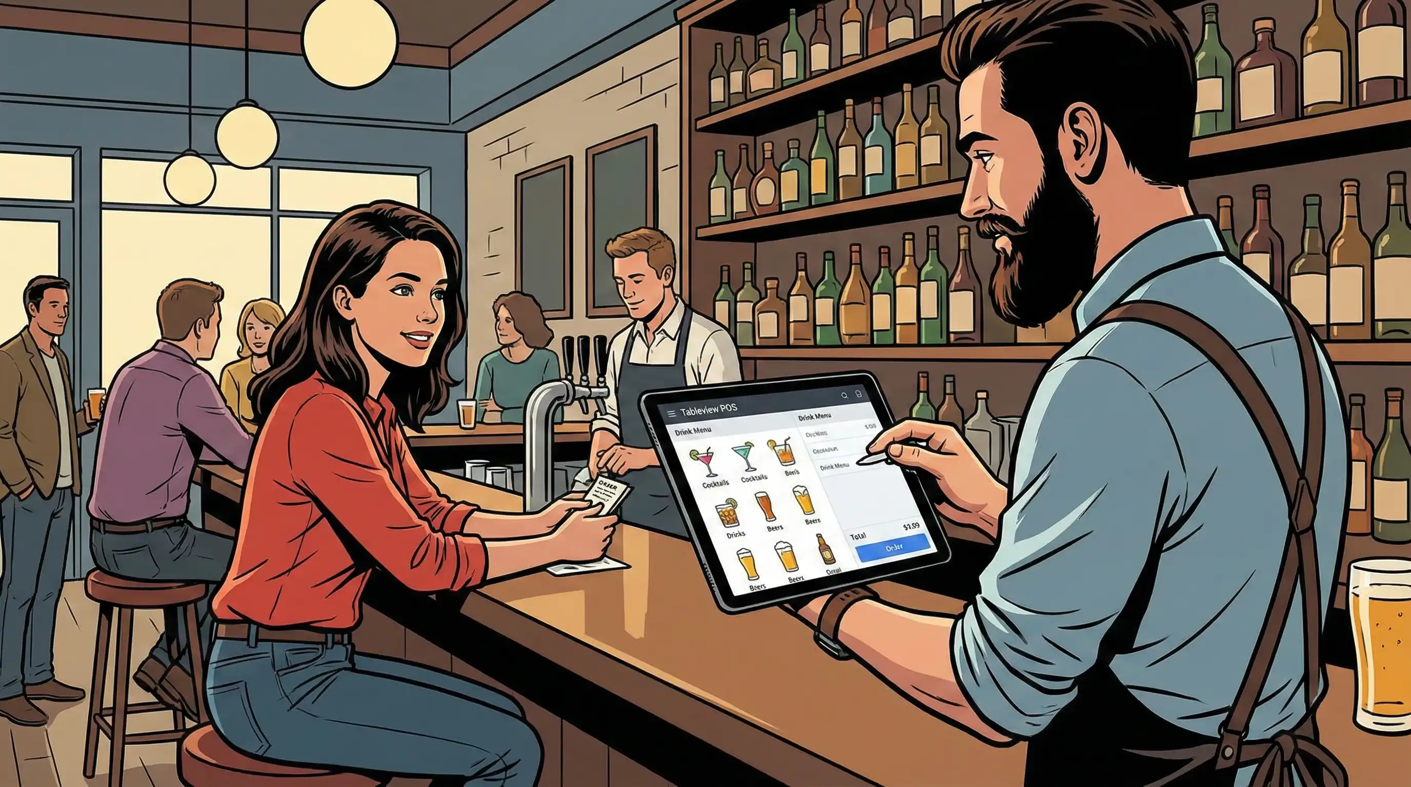 Restaurant ipad point of sale