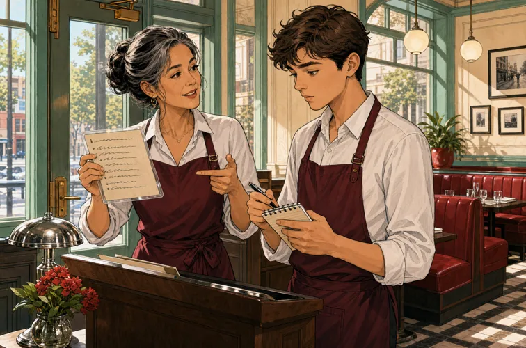 Restaurant lingo training glossary