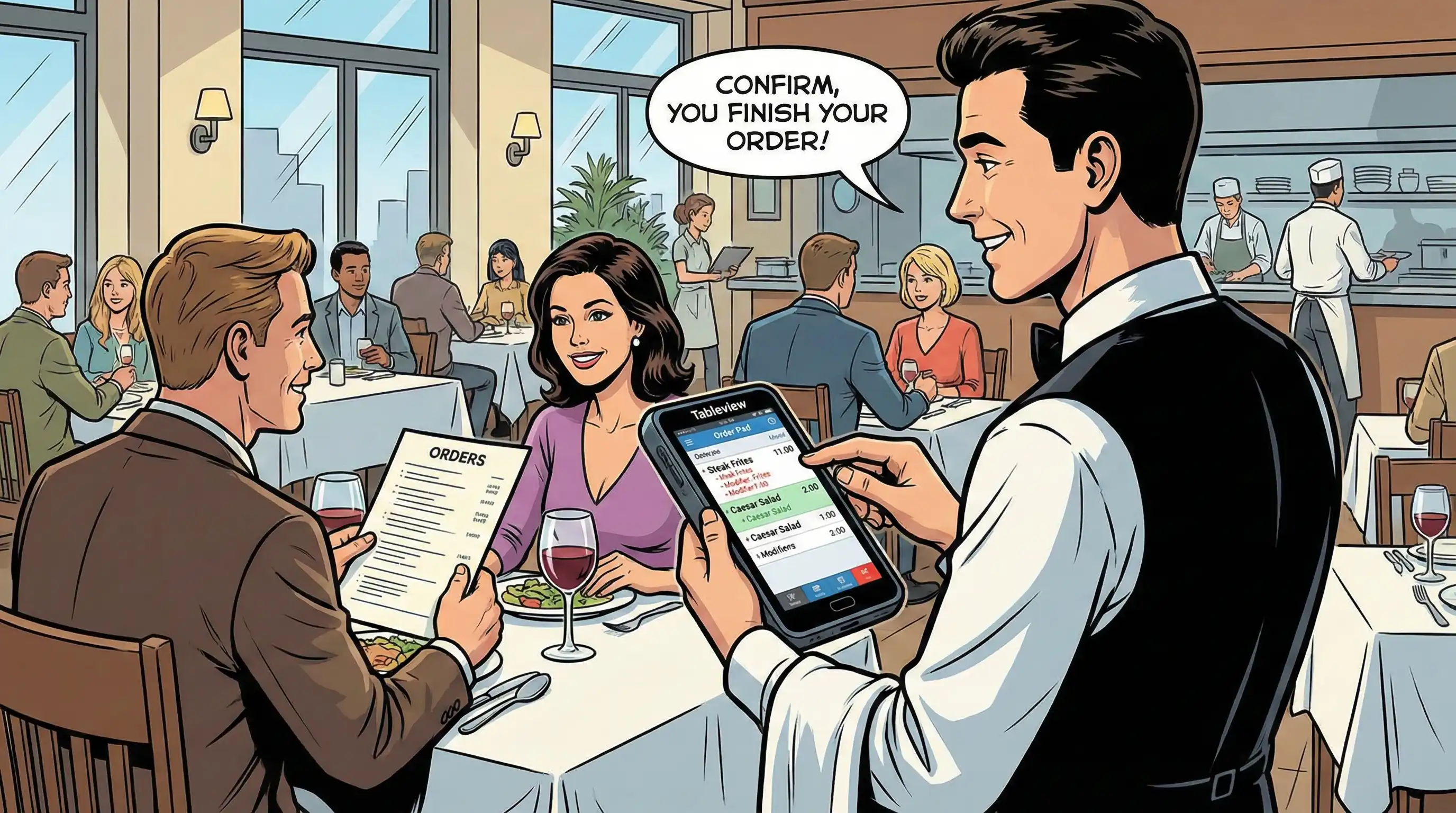 Restaurant order management system