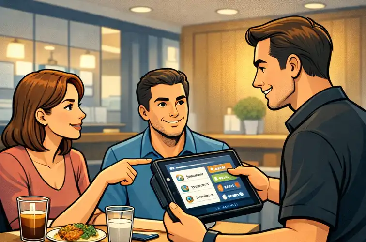 Restaurant pos tablet