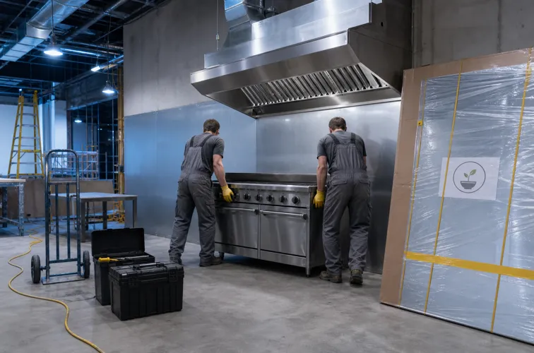 Restaurant startup costs kitchen install