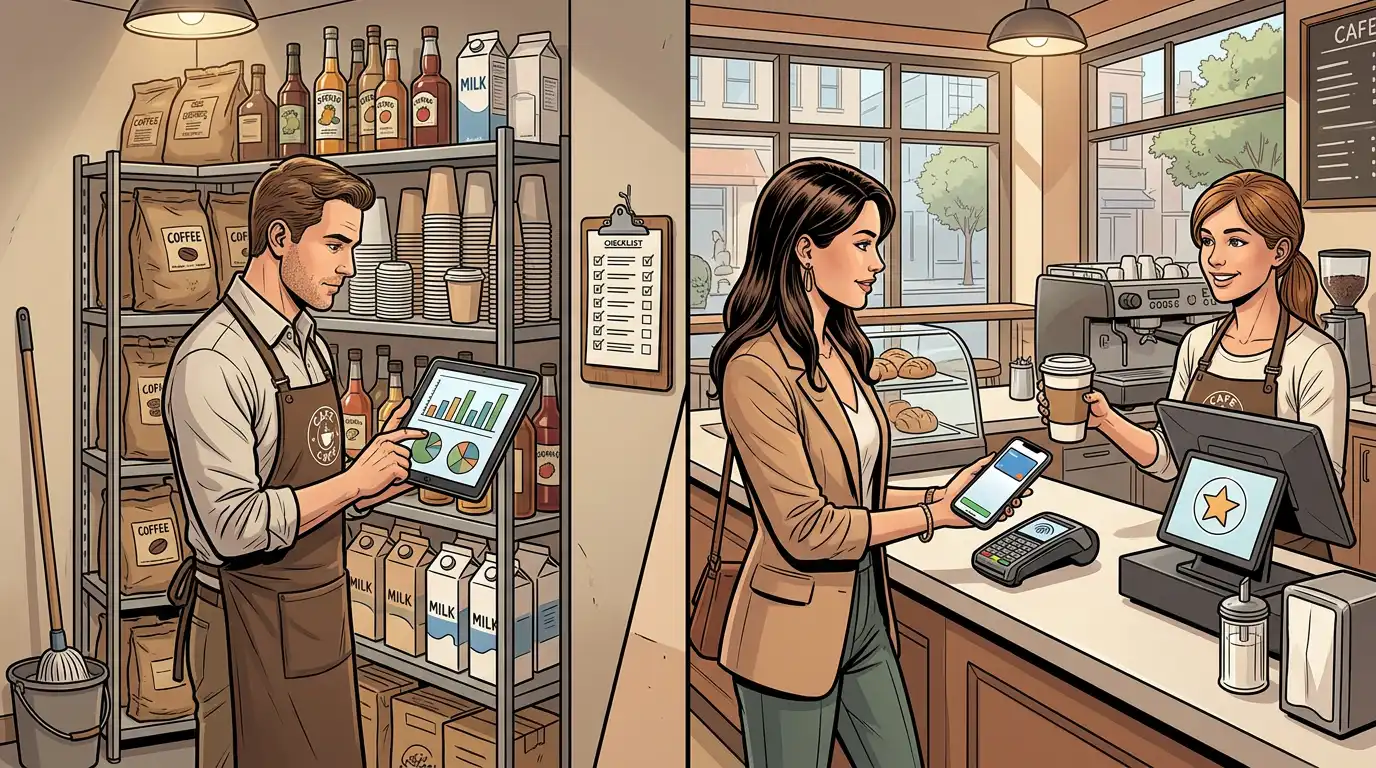 Software for coffee shop