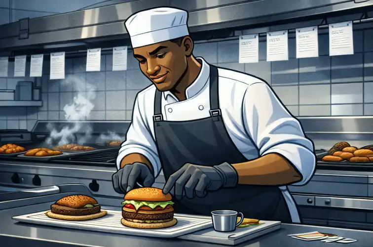 What is a line cook in a restaurant