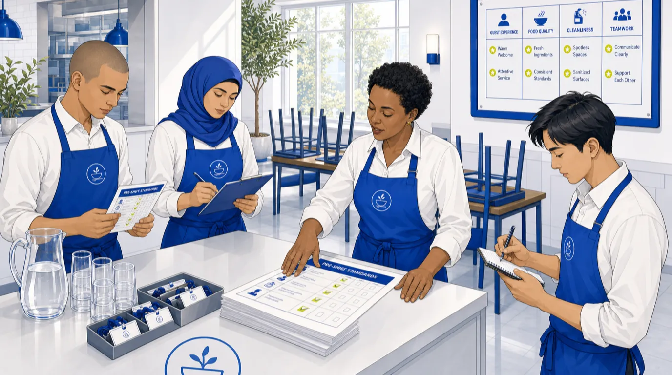 Restaurantpersonal schulen: 30-Tage-Plan