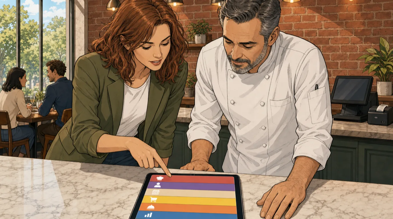 Stack tecnológico para restaurantes: guía de arquitectura de 7 capas (2026)